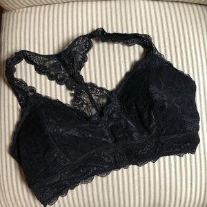 Black Lace Racerback Bralette